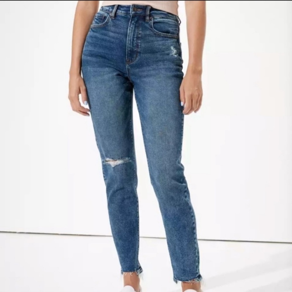 American Eagle Outfitters High Rise Blue Jeans